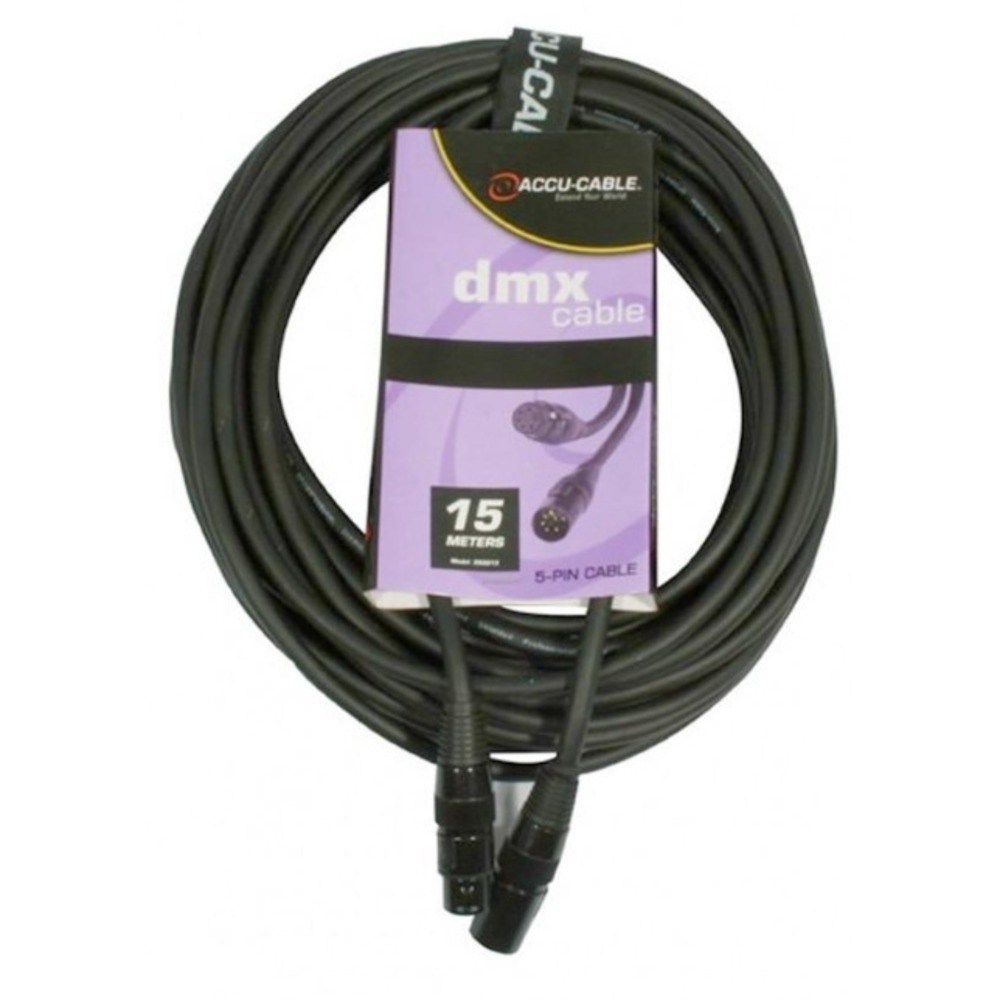 Кабель DMX с разьемами American DJ AC-DMX5/15 15.0m