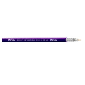 Отрезок коаксиального кабеля Cordial CVM 12-50 UHD-FLEX  100.0 m