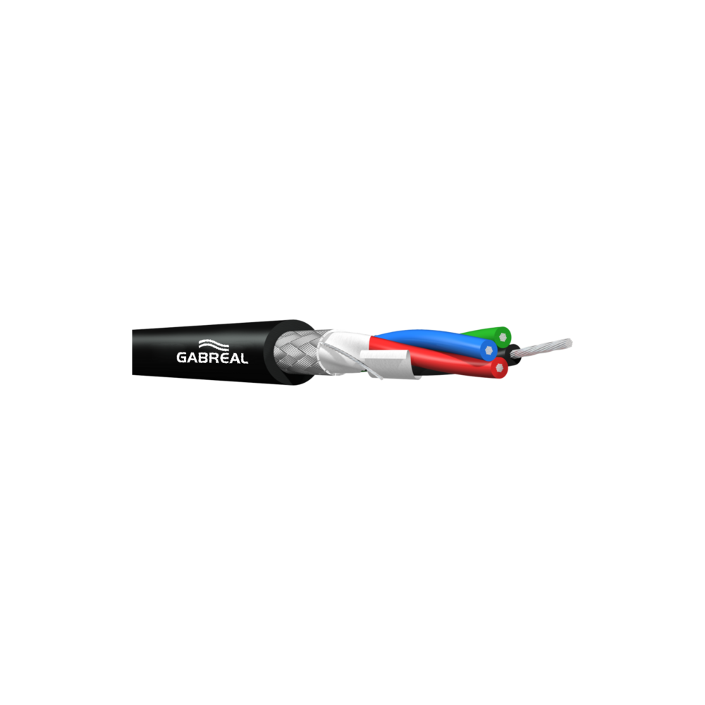 Кабель микрофонный в нарезку Gabriel GAP 42 SQ BS TC 4x0,22 PVC