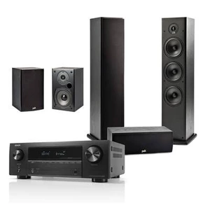 Домашний кинотеатр Denon AVR-X580BT + Polk T Series 5.0 Set Black