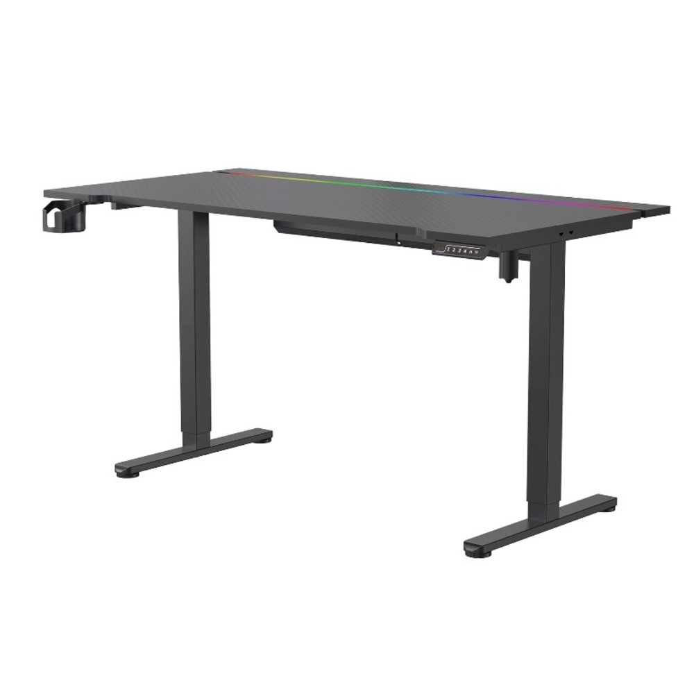 Стол компьютерный с регулировкой высоты Ritmix TBL-1405GL Carbon