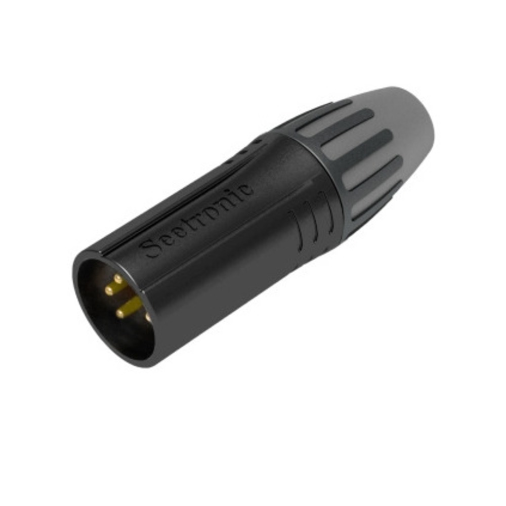 Разъем XLR (Папа) Seetronic SCMM4-BG