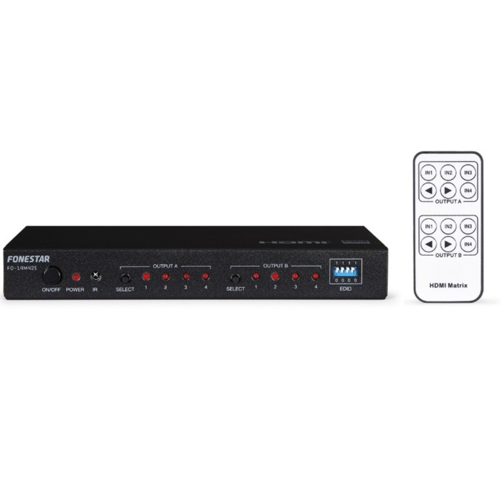Матричный коммутатор HDMI FONESTAR FO-14M42E