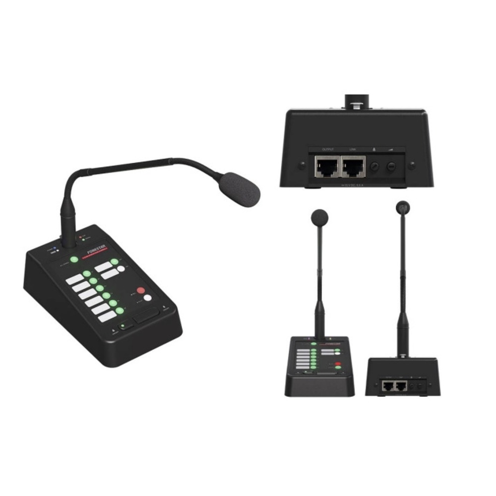 Микрофон гусиная шея на подставке FONESTAR ZONEMIC-6