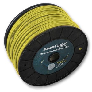 Кабель микрофонный на катушках Rockcable RCL10303 D6 YE 100.0m