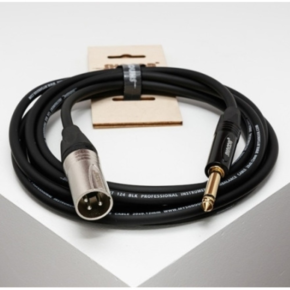 Кабель аудио 1xJack - 1xXLR Shnoor IC124-XMJM-10.0m