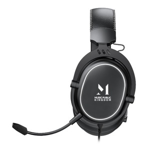 Компьютерная проводная гарнитура Music Public Kingdom HS150 Black