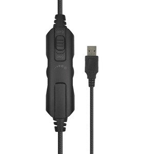 Компьютерная проводная гарнитура Music Public Kingdom HS150 Black