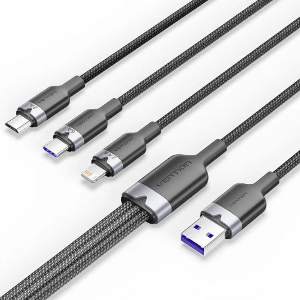 Кабель USB 2.0 Тип A - Lightning Vention CTRBG 1.5m