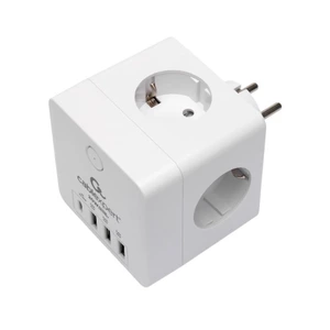 Сетевой фильтр Cablexpert CUBE-4-CU3-W