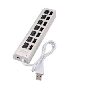 Хаб USB Gembird UHB-U2P7-01W