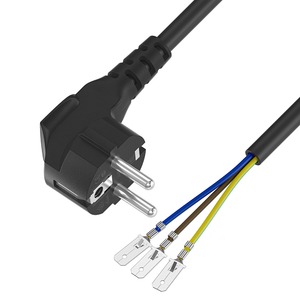 Кабель силовой Schuko - Pin Greenconnect GCR-55197 0.5m