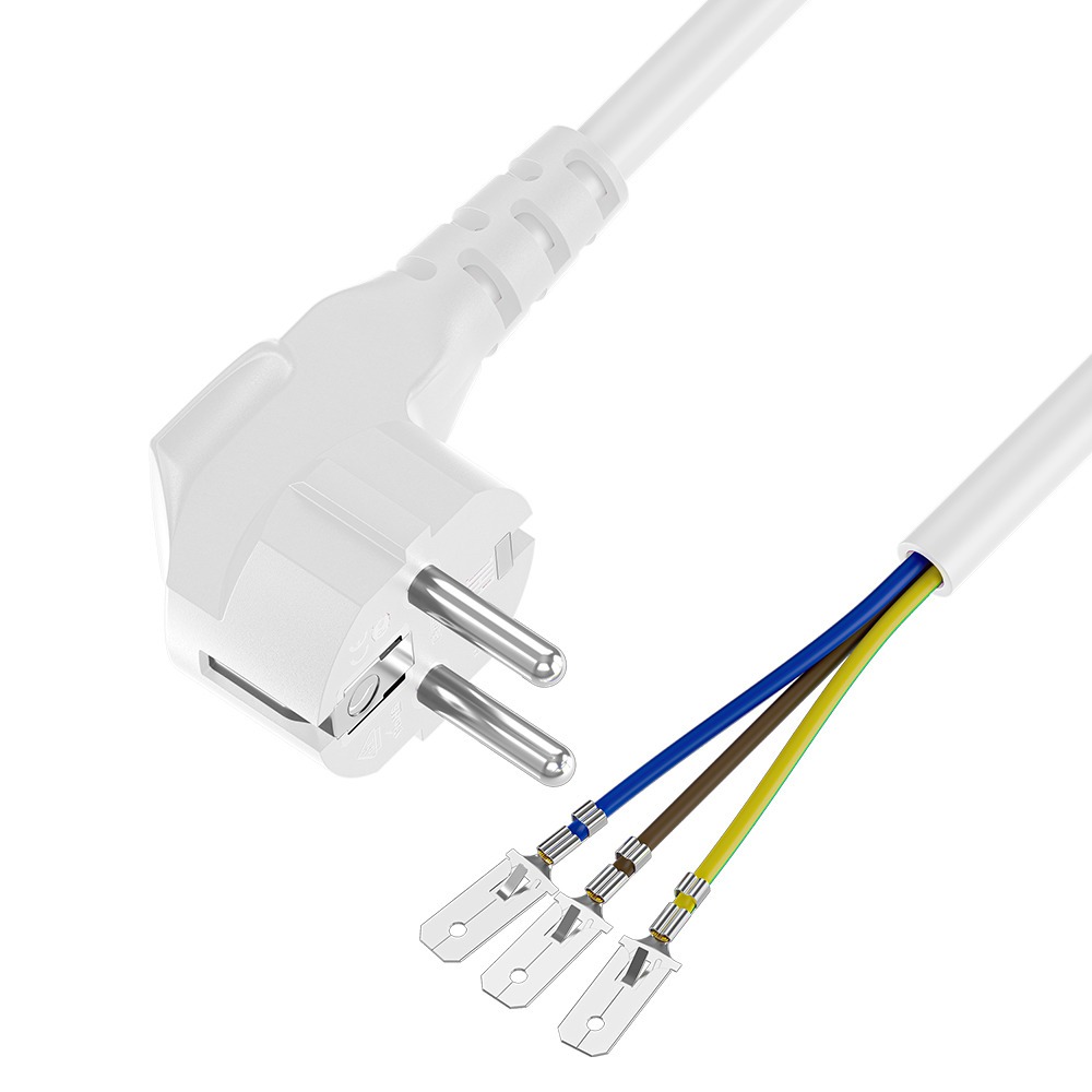 Кабель силовой Schuko - Pin Greenconnect GCR-55487 0.5m