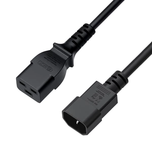 Кабель силовой IEC C14 - IEC C19 Greenconnect GCR-56498 1.0m