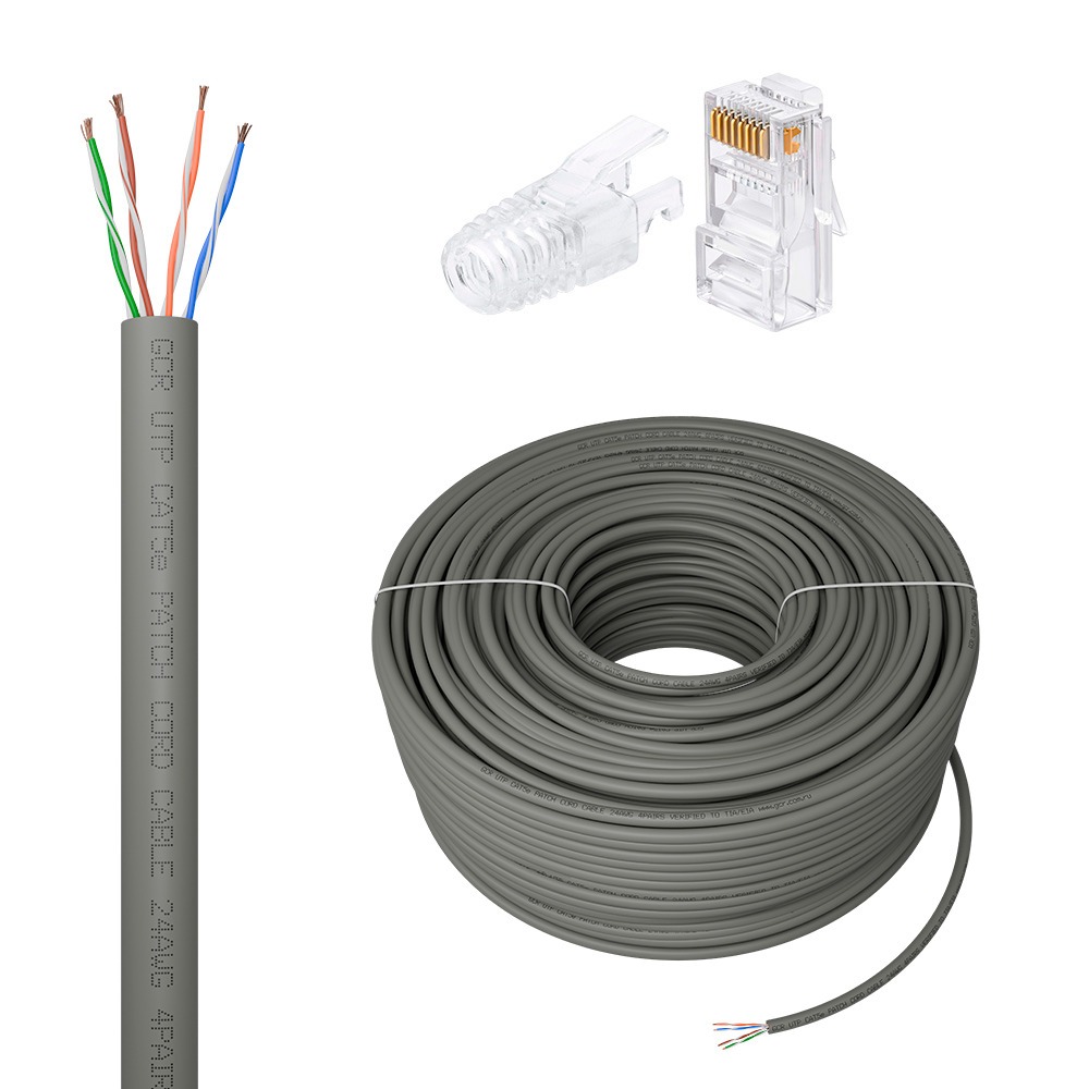 Кабель витая пара на катушке Greenconnect GCR-56972 50.0m