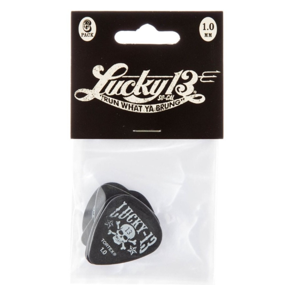 Медиатор DUNLOP L13CP100 Lucky 13 6Pack
