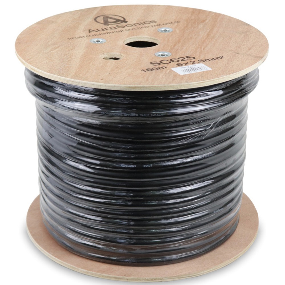 Кабель акустический на катушке AuraSonics SC625 100.0m