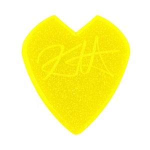 Медиатор DUNLOP 47PKH3NYS Kirk Hammett Jazz III Yellow Glitter 6Pack