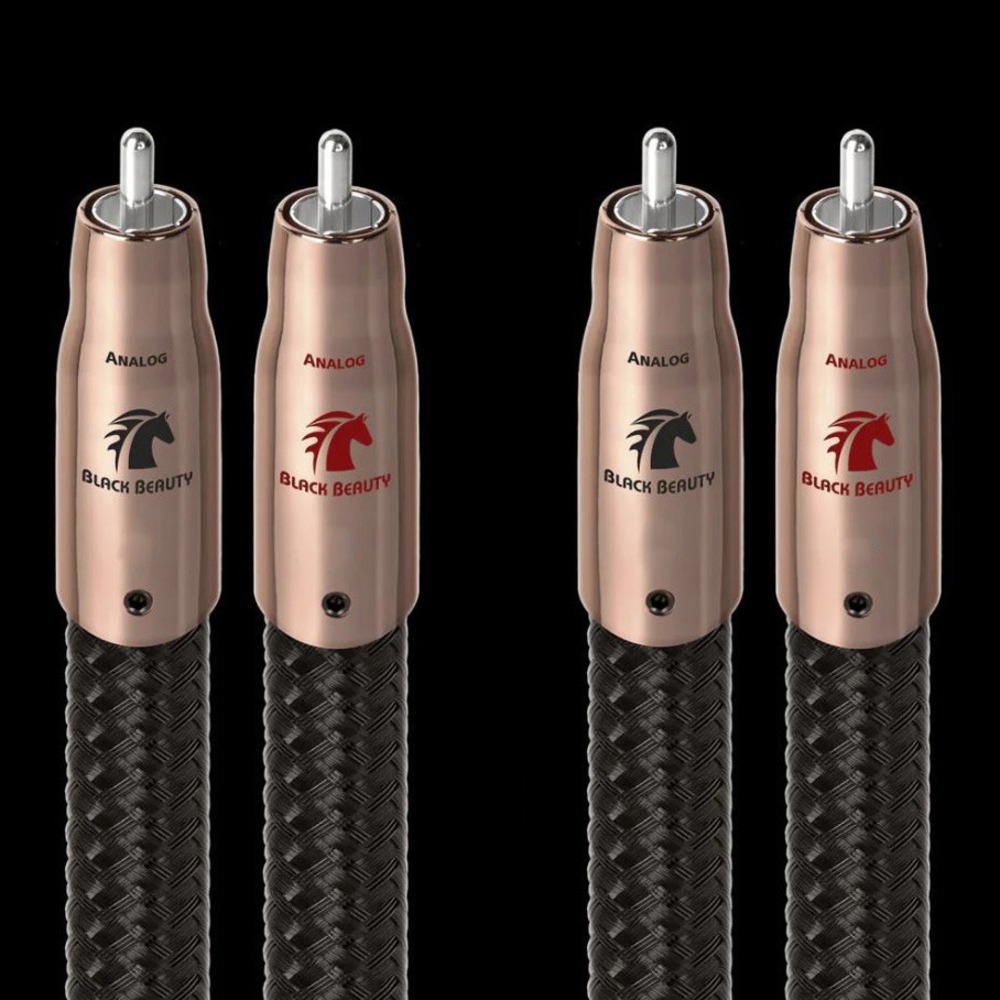 Кабель аудио 2xRCA - 2xRCA Audioquest Black Beauty 2RCA-2RCA 0.6m