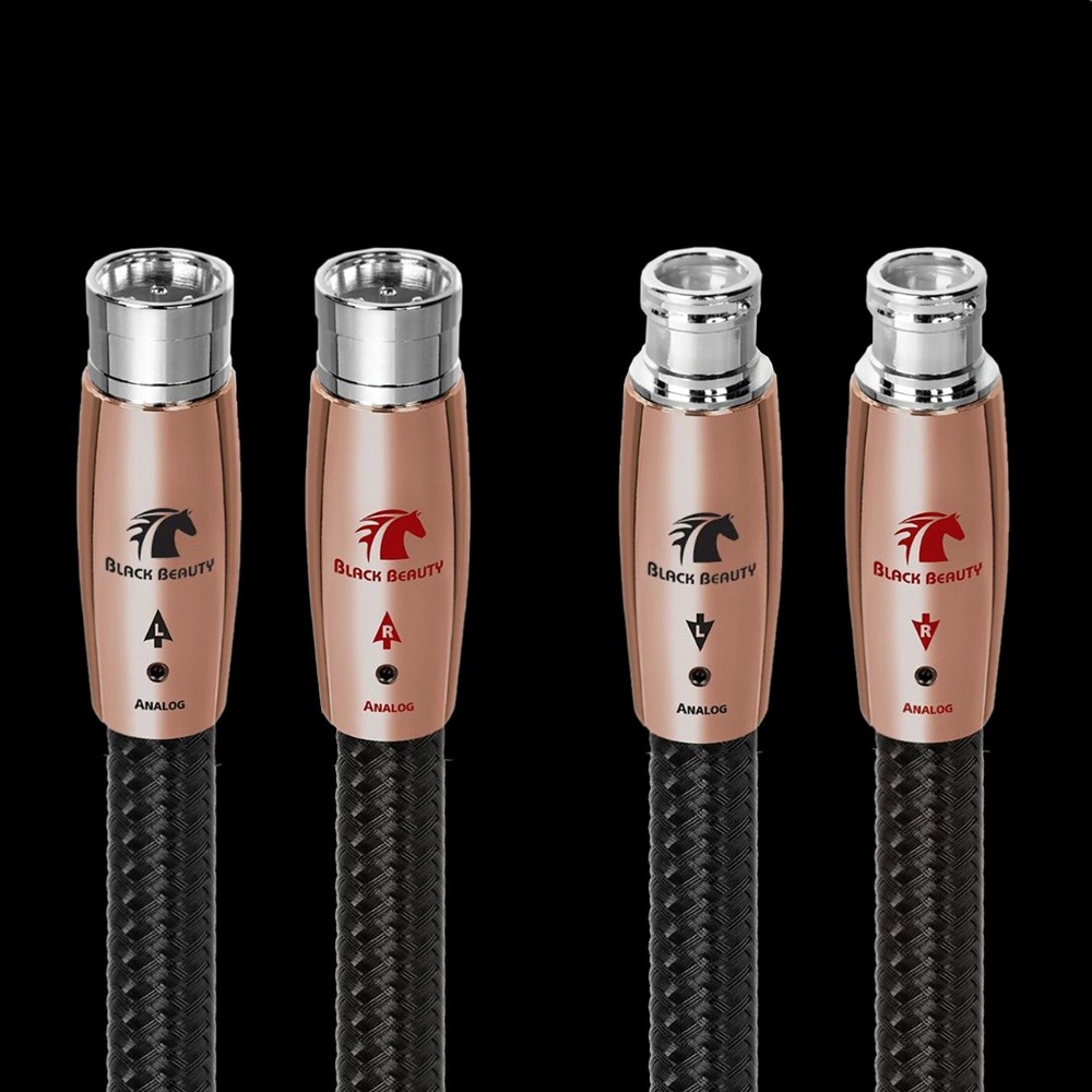 Кабель аудио 2xXLR - 2xXLR Audioquest Black Beauty 2XLR-2XLR 0.6m