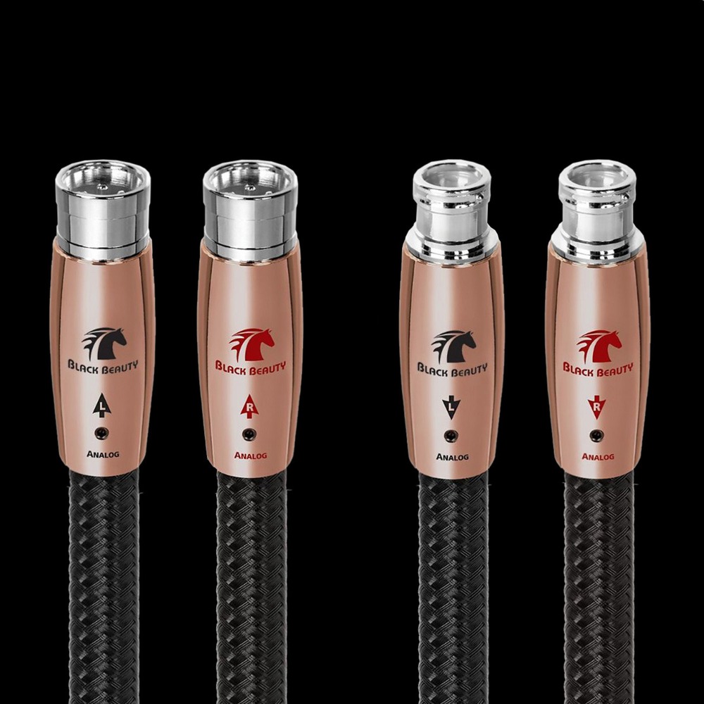 Кабель аудио 2xXLR - 2xXLR Audioquest Black Beauty 2XLR-2XLR 6.0m
