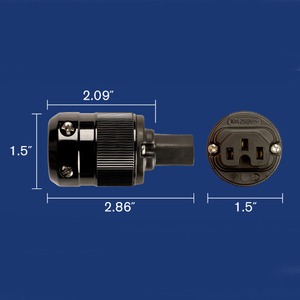 Разъем IEC C15 Wattgate 320i Clear