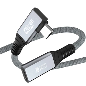 Кабель USB4 Тип C - USB4 Тип C Greenconnect GCR-57136 0.2m