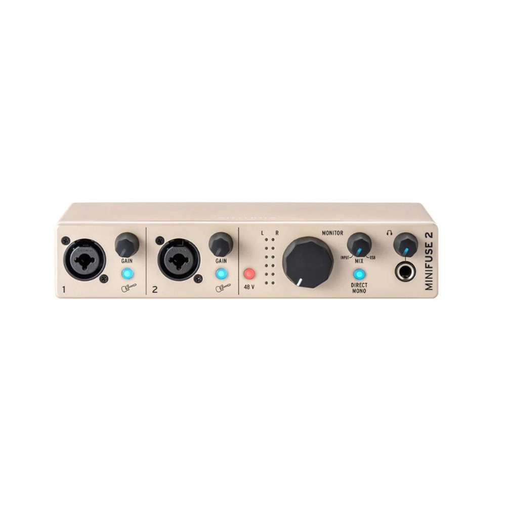 Внешняя звуковая карта с USB Arturia MiniFuse 2 Champagne