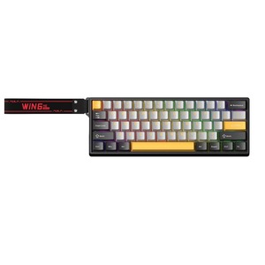 Клавиатура игровая AULA WIN60HE MAX Gray-Black-Orange