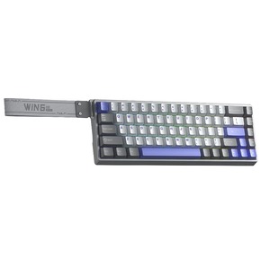 Клавиатура игровая AULA WIN68HE MAX Gray-White-Blue