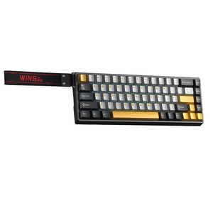 Клавиатура игровая AULA WIN68HE MAX Gray-Black-Orange