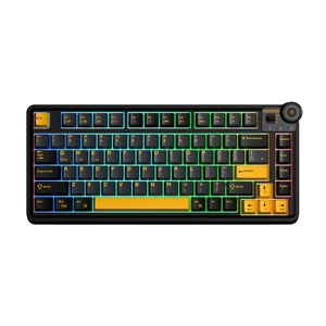 Клавиатура игровая AULA AU75 Black-Dark Blue-Orange