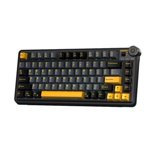 Клавиатура игровая AULA AU75 Black-Dark Blue-Orange