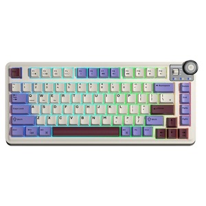 Клавиатура игровая AULA AU75 Beige-Purple-Red