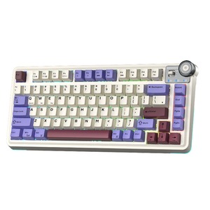 Клавиатура игровая AULA AU75 Beige-Purple-Red