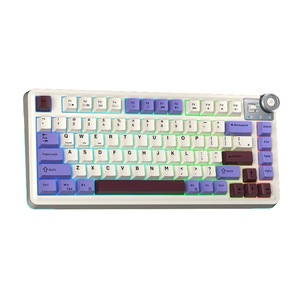 Клавиатура игровая AULA AU75 Beige-Purple-Red