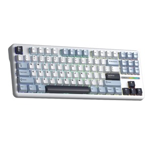 Клавиатура игровая AULA F87 3in1 (BT, 2.4 GHz, Wired) Blue-White-Purple