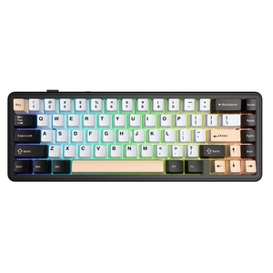 Клавиатура игровая AULA F65 White-Black-Pink