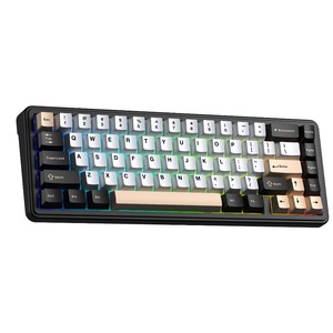 Клавиатура игровая AULA F65 White-Black-Pink
