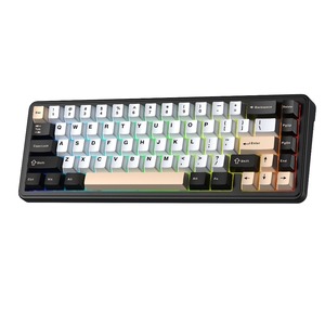Клавиатура игровая AULA F65 White-Black-Pink