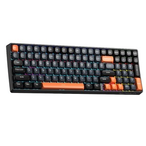 Клавиатура игровая AULA S100 Black-Gray-Orange