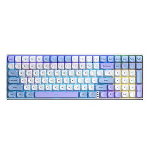 Клавиатура игровая AULA S100Pro Blue-White-Dark Purple