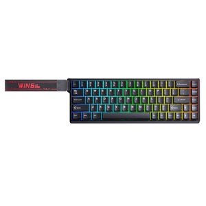 Клавиатура игровая AULA WIN68HE PRO Light Gray-Dark Gray