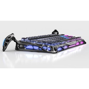 Клавиатура игровая GravaStar Mercury K1 Pro Cyberpunk BLK