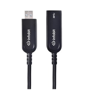 Удлинитель USB 3.0 Тип A - A Infobit AOC-USB30-AMAF-30 30.0m