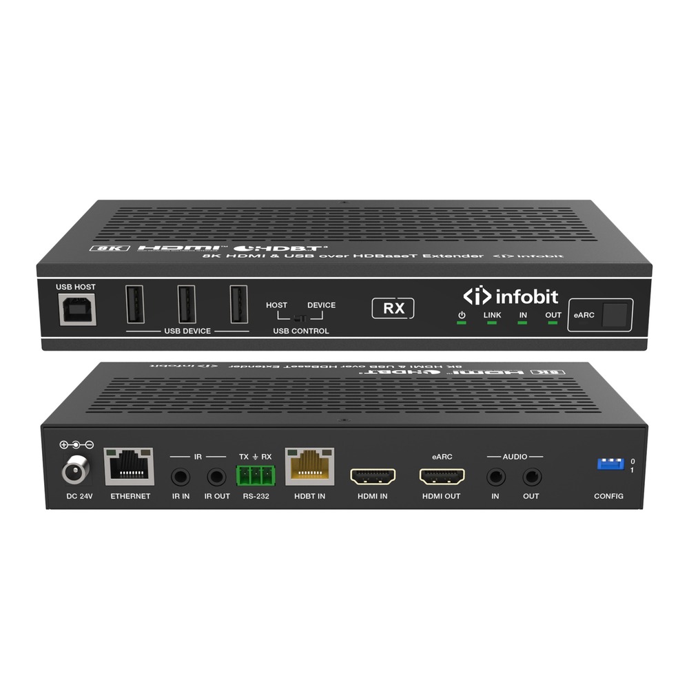 Преобразователь HDMI, DVI и аудио Infobit iTrans E90U8K