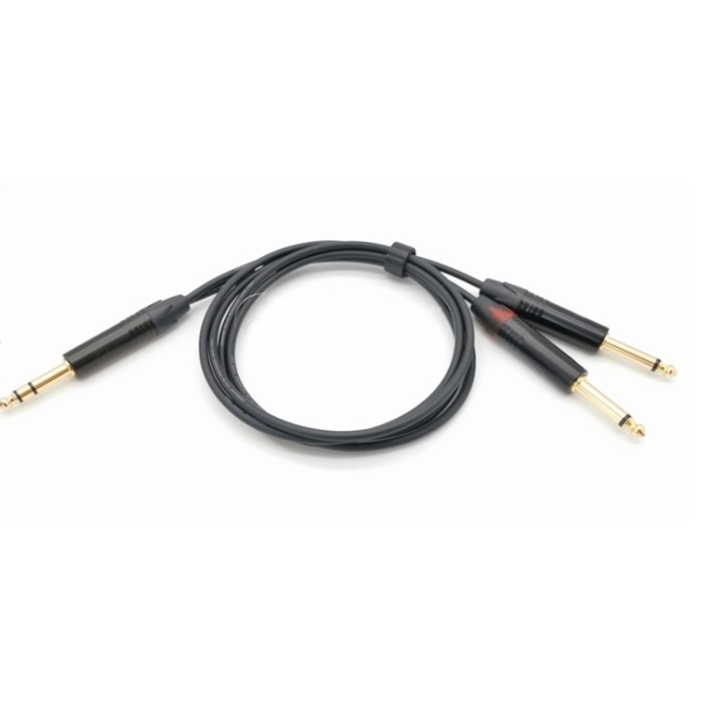 Кабель аудио 1xJack - 2xJack ZZcable E60-2J-JB-0150-0 1.5m