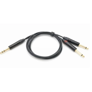 Кабель аудио 1xJack - 2xJack ZZcable E60-2J-JB-0200-0 2.0m