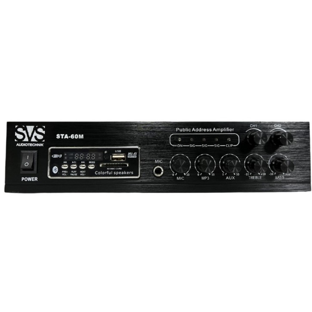 Микшер-усилитель универсальный SVS Audiotechnik STA-60M