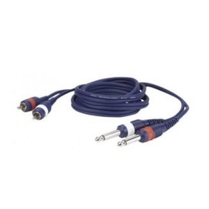 Кабель аудио 2xJack - 2xRCA DAP Audio 2 mono Jack/2 RCA 1.5m